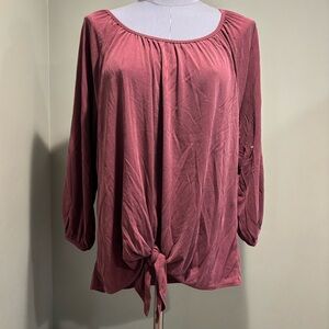 NWT Red Green Envelope Top